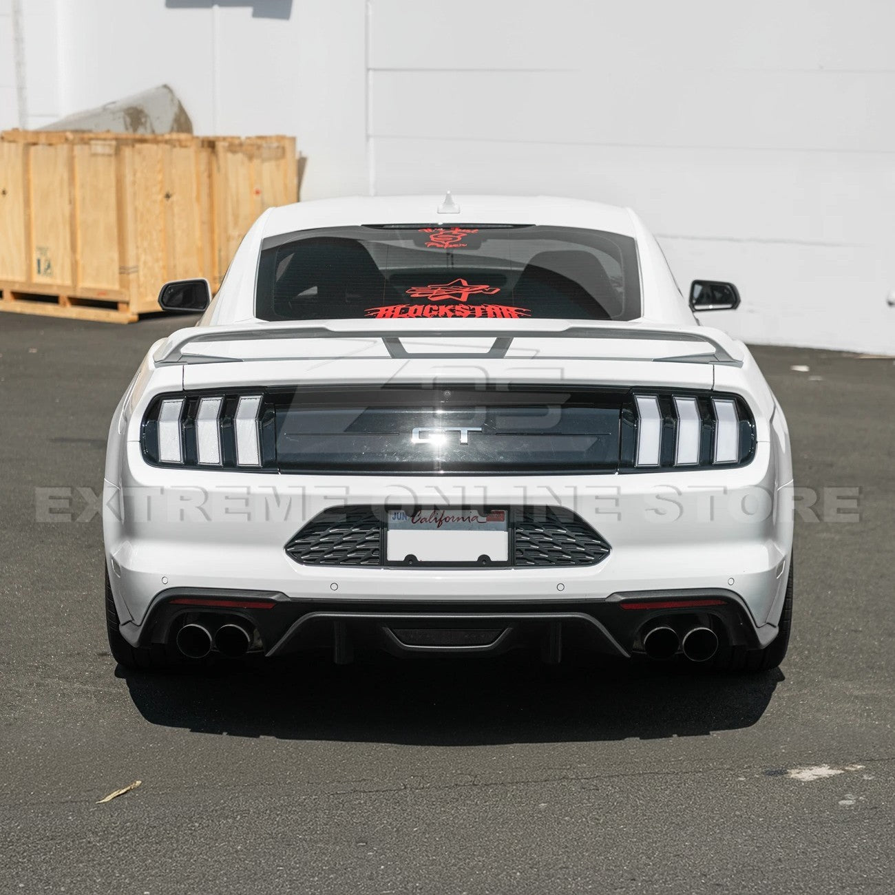 2015-23 Ford Mustang Rear License Plate Frame Trim Cover