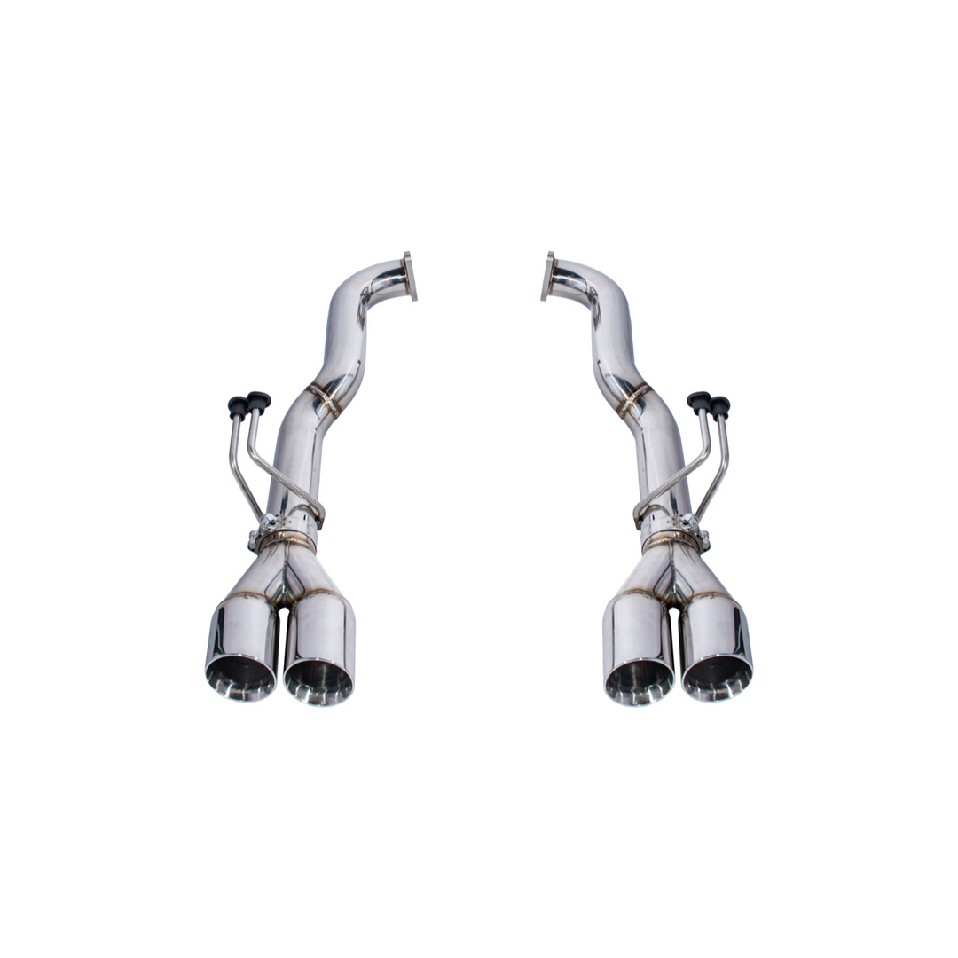 2008-2009 Pontiac G8 T-304 Muffler Delete Quad Tips Axle Back Exhaust