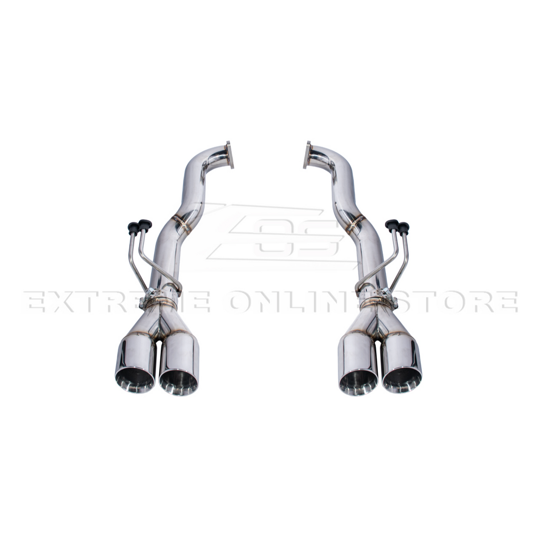 2008-2009 Pontiac G8 T-304 Muffler Delete Quad Tips Axle Back Exhaust
