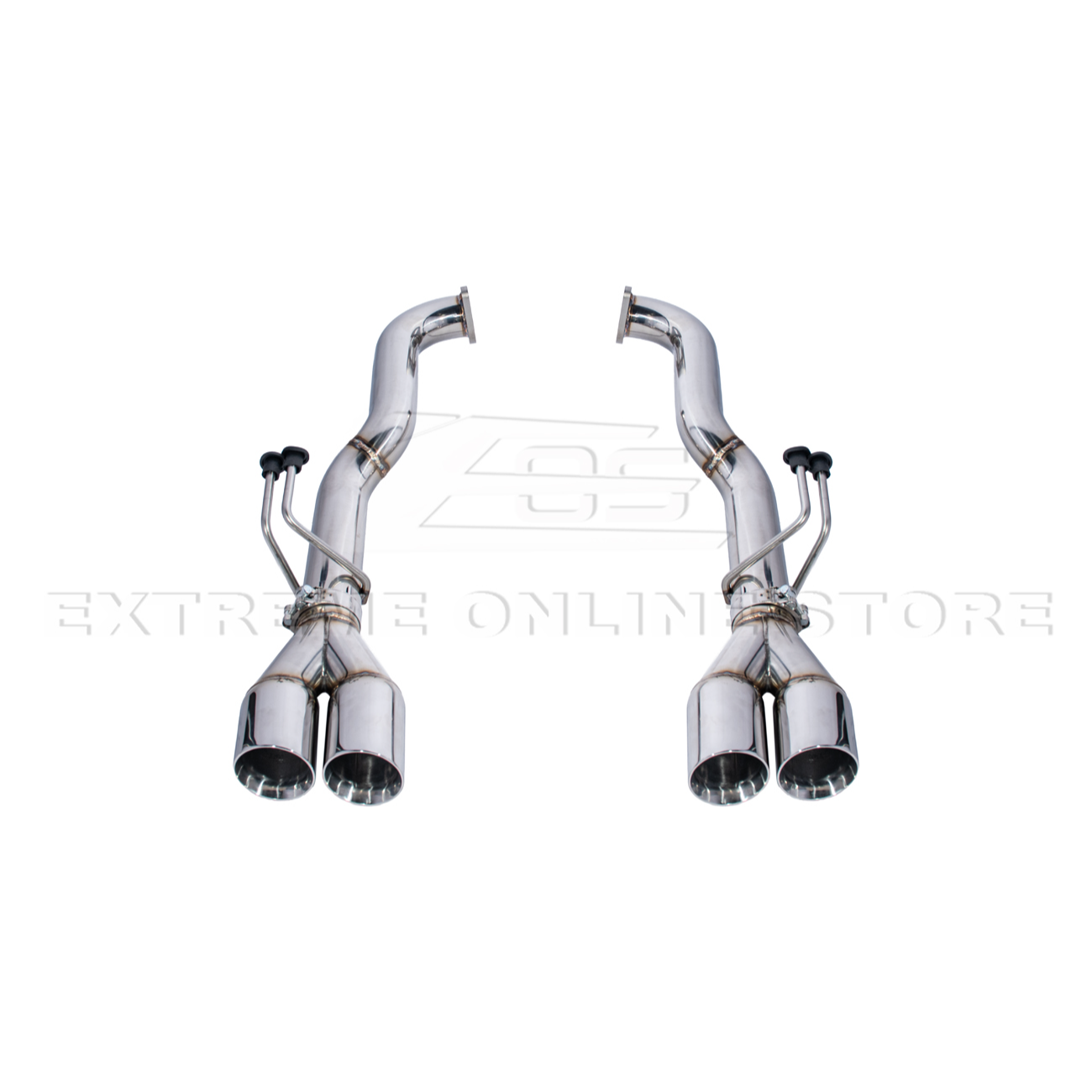2008-2009 Pontiac G8 T-304 Muffler Delete Quad Tips Axle Back Exhaust