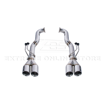 2008-2009 Pontiac G8 T-304 Muffler Delete Quad Tips Axle Back Exhaust