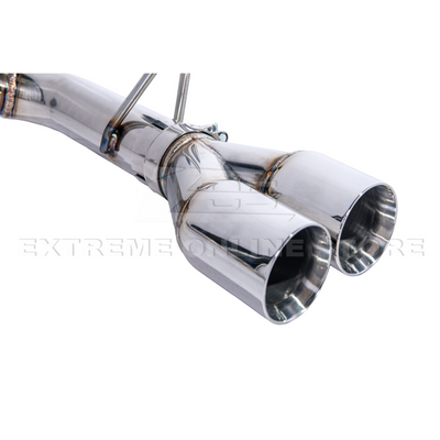 2008-2009 Pontiac G8 T-304 Muffler Delete Quad Tips Axle Back Exhaust