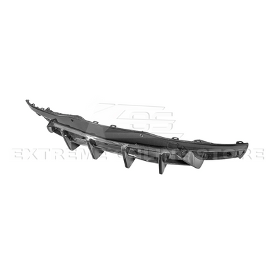 2020-Up Corvette C8 Rear Bumper Diffuser Quad Exit