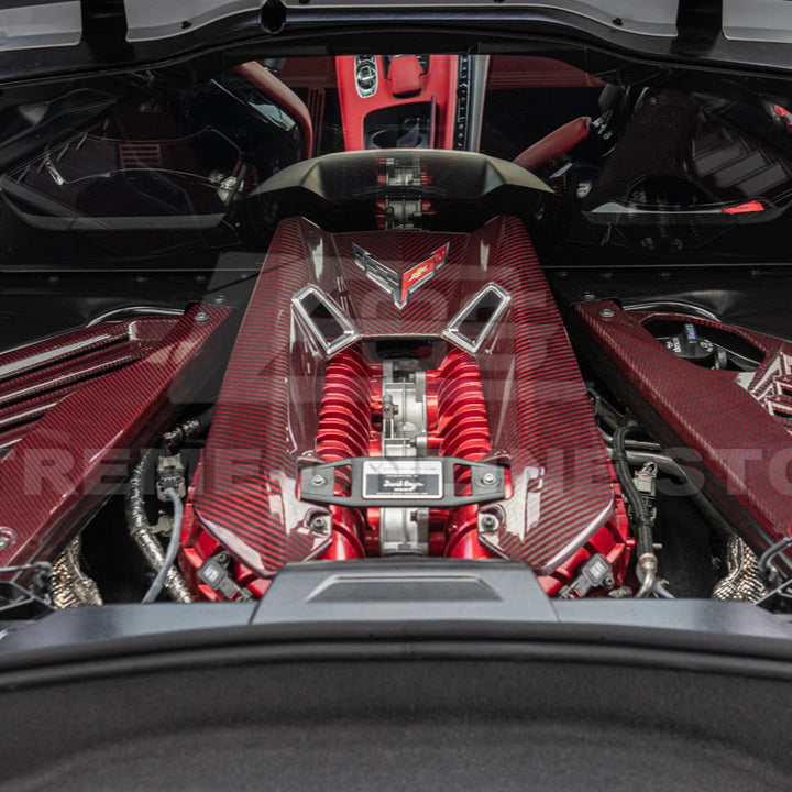 Chevrolet Corvette C8 Z06 DRY CARBON FIBER Engine Cover