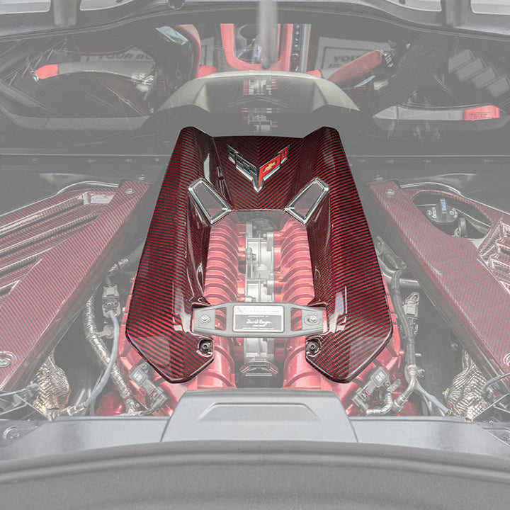 Chevrolet Corvette C8 Z06 DRY CARBON FIBER Engine Cover