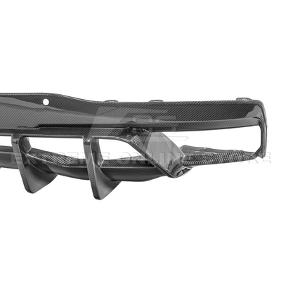 2020-Up Corvette C8 Rear Bumper Diffuser Quad Exit