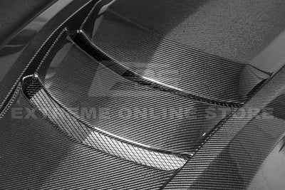 Corvette C7 Carbon Fiber Cowl Vented Extractor Hood