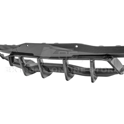 2020-Up Corvette C8 Rear Bumper Diffuser Quad Exit