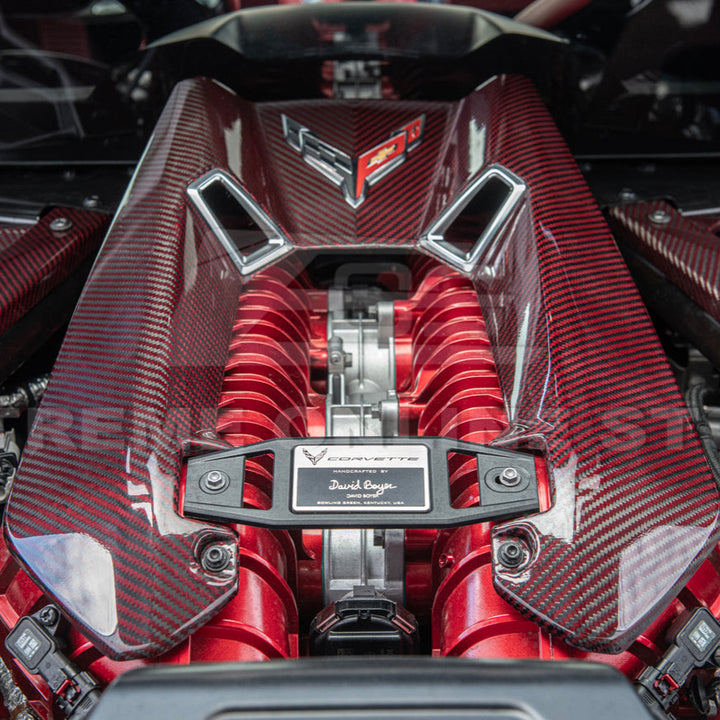 Chevrolet Corvette C8 Z06 DRY CARBON FIBER Engine Cover