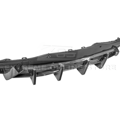 2020-Up Corvette C8 Rear Bumper Diffuser Quad Exit