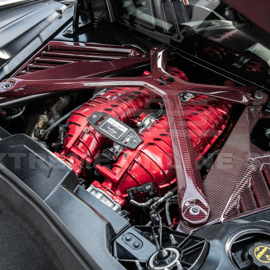 Chevrolet Corvette C8 DRY CARBON FIBER X-Brace