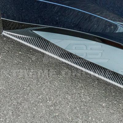 2021-Up BMW G82 G83 M4 VRS Carbon Fiber Front Splitter Lip & Side Skirts