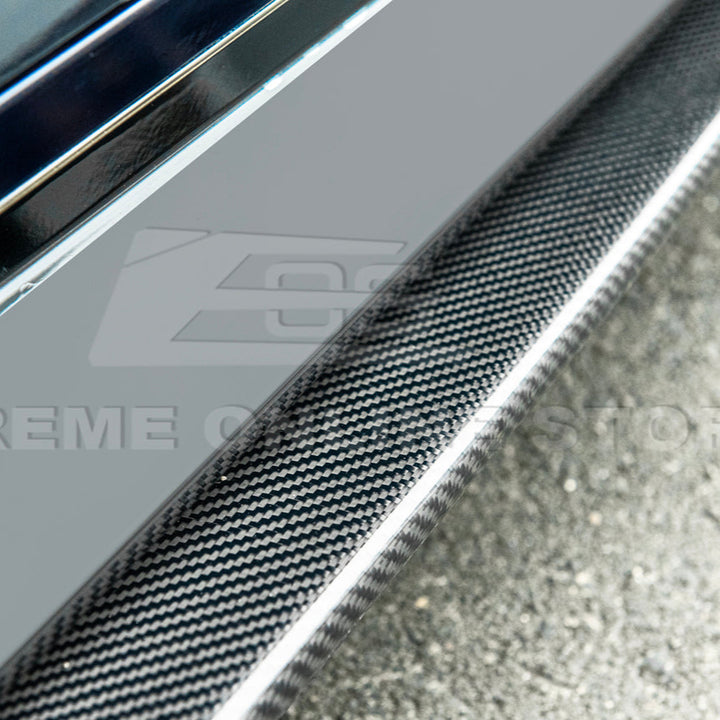 2021-Up BMW G82 G83 M4 VRS Carbon Fiber Front Splitter Lip &amp; Side Skirts