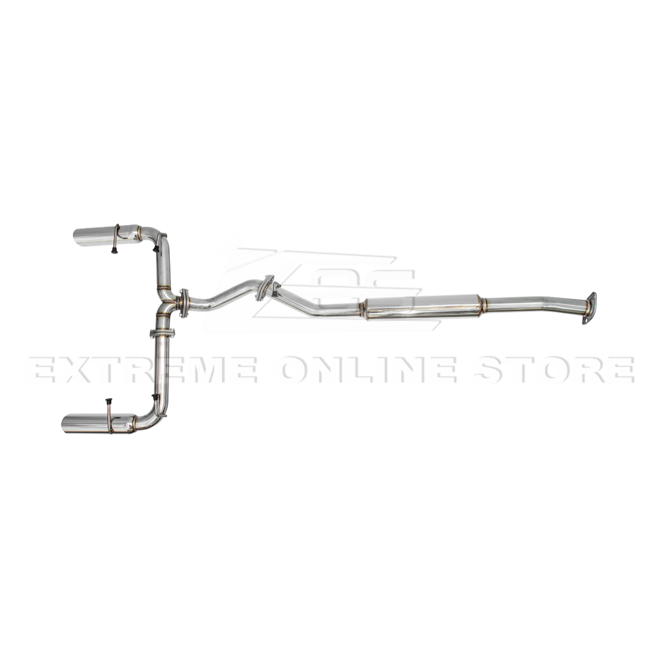 2022-Present Toyota GR86 Subaru BRZ BOSO Style Muffler Delete Cat Back Exhaust