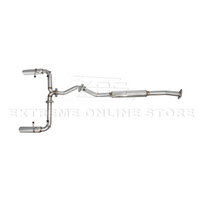 2022-Present Toyota GR86 Subaru BRZ BOSO Style Muffler Delete Cat Back Exhaust
