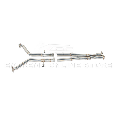 2005-06 Pontiac GTO | T-304 Straight-Through Mid Pipe X Cross Exhaust System