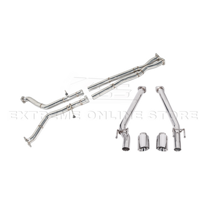 2005-06 Pontiac GTO | T-304 Straight-Through Cat-Back Exhaust w/ 4" Tips