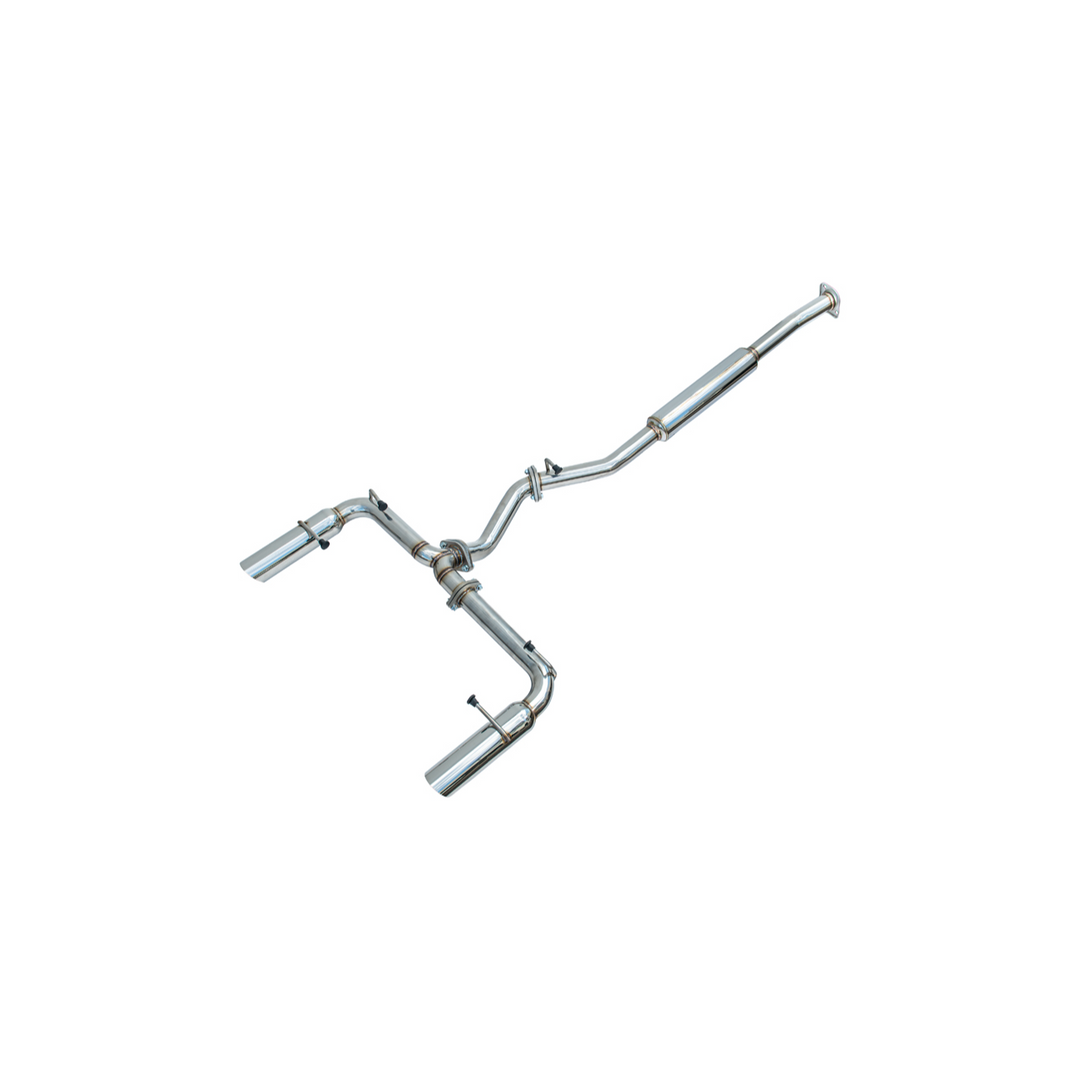 2022-Present Toyota GR86 Subaru BRZ BOSO Style Muffler Delete Cat Back Exhaust