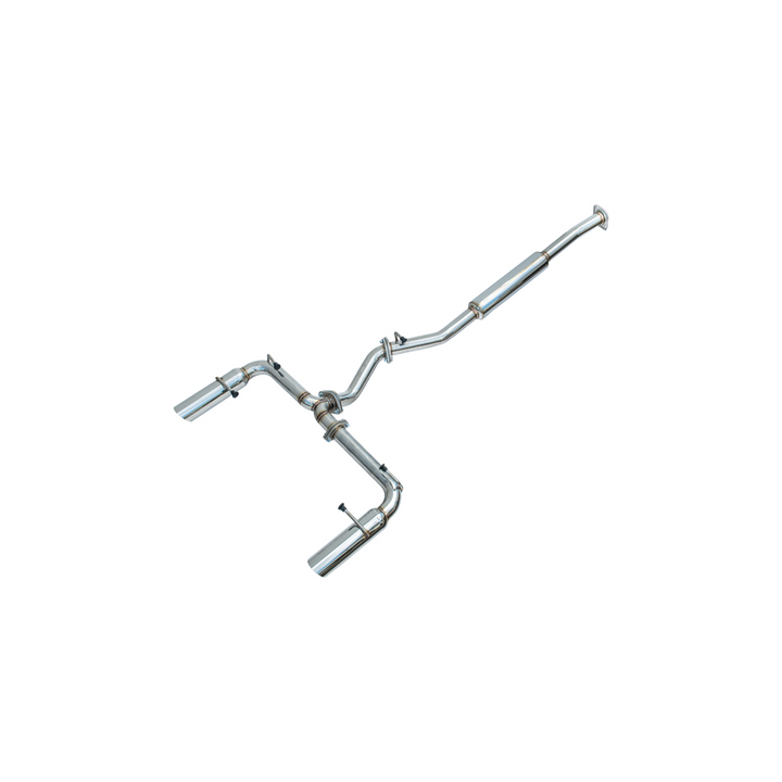 2022-Present Toyota GR86 Subaru BRZ BOSO Style Muffler Delete Cat Back Exhaust