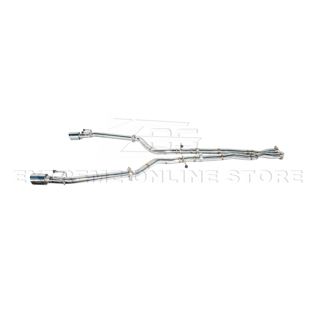 2005-06 Pontiac GTO | T-304 Straight-Through Cat-Back Exhaust w/ 4" Tips