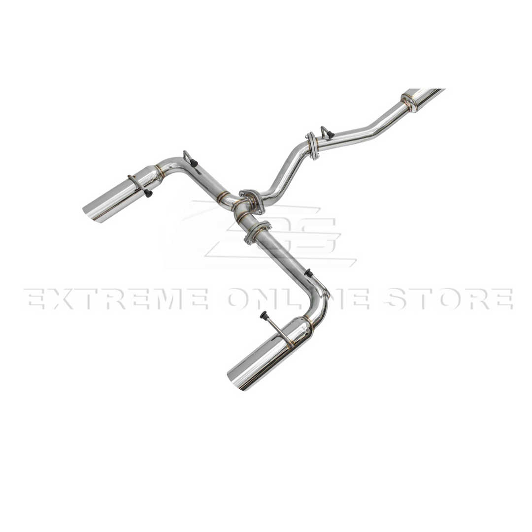 2022-Present Toyota GR86 Subaru BRZ BOSO Style Muffler Delete Cat Back Exhaust
