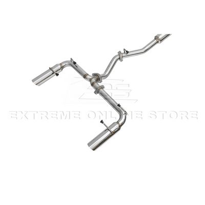 2022-Present Toyota GR86 Subaru BRZ BOSO Style Muffler Delete Cat Back Exhaust