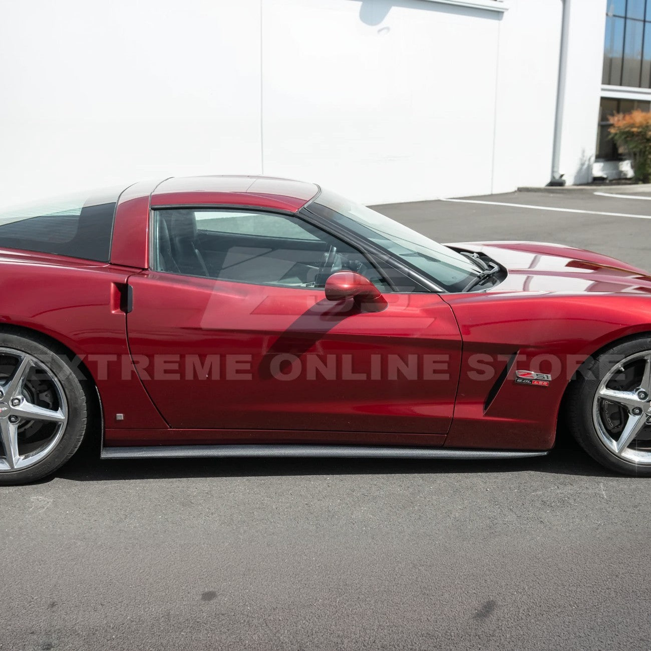 Corvette C6 Base | ZR1 Conversion Side Skirts Rocker Panels