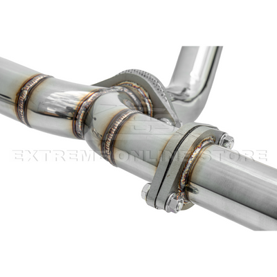 2022-Present Toyota GR86 Subaru BRZ BOSO Style Muffler Delete Cat Back Exhaust