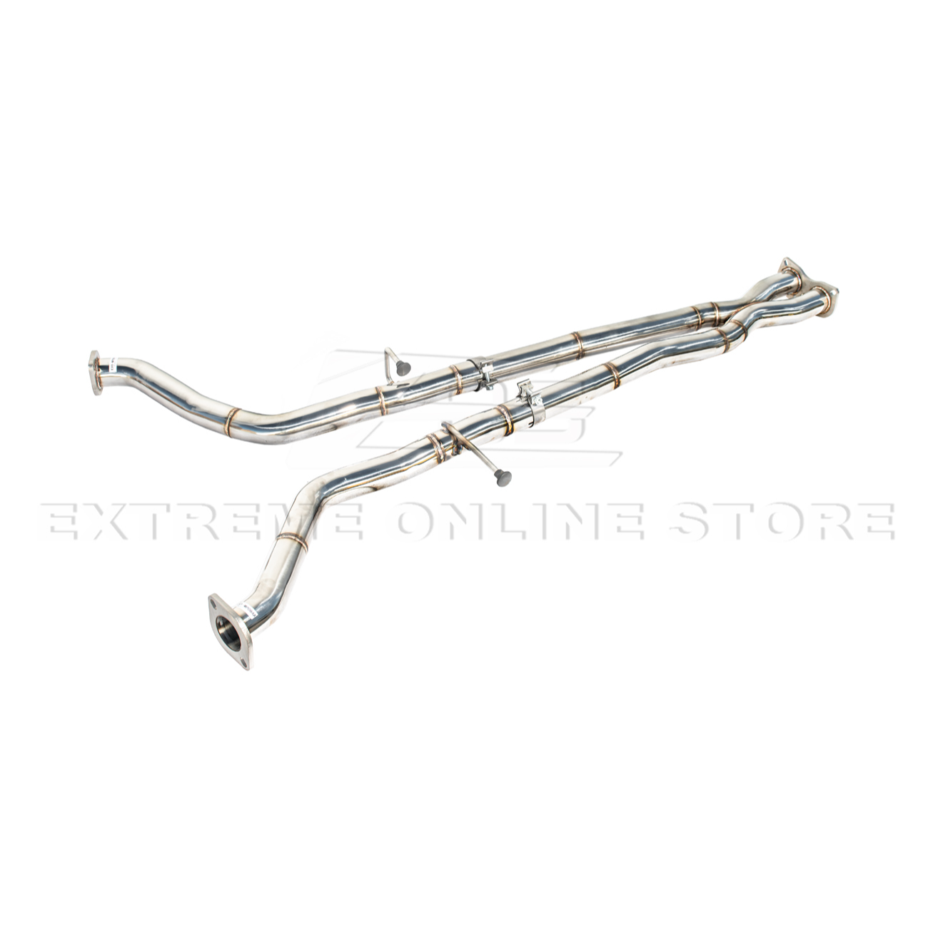 2005-06 Pontiac GTO | T-304 Straight-Through Mid Pipe X Cross Exhaust System