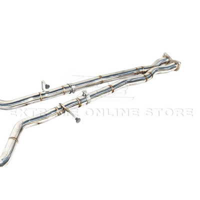 2005-06 Pontiac GTO | T-304 Straight-Through Mid Pipe X Cross Exhaust System