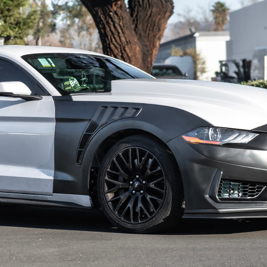 2018-23 Ford Mustang GT500 KR Style Front Side Vented Fenders