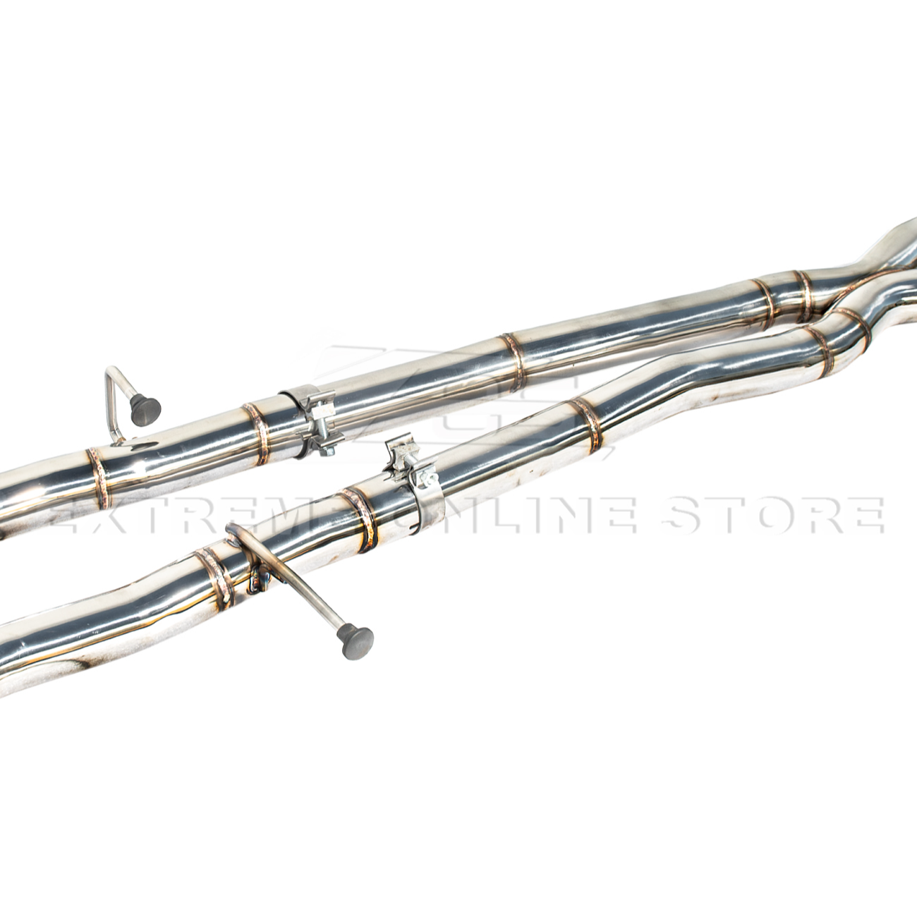 2005-06 Pontiac GTO | T-304 Straight-Through Mid Pipe X Cross Exhaust System
