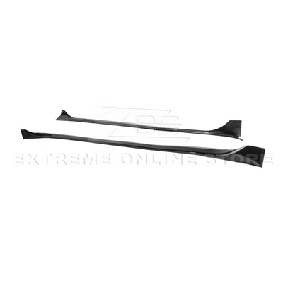 2025-Up Tesla Model YTrack Style Side Skirts Rocker Panel Pair