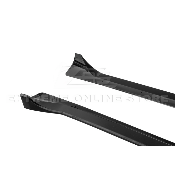 2025-Up Tesla Model YTrack Style Side Skirts Rocker Panel Pair