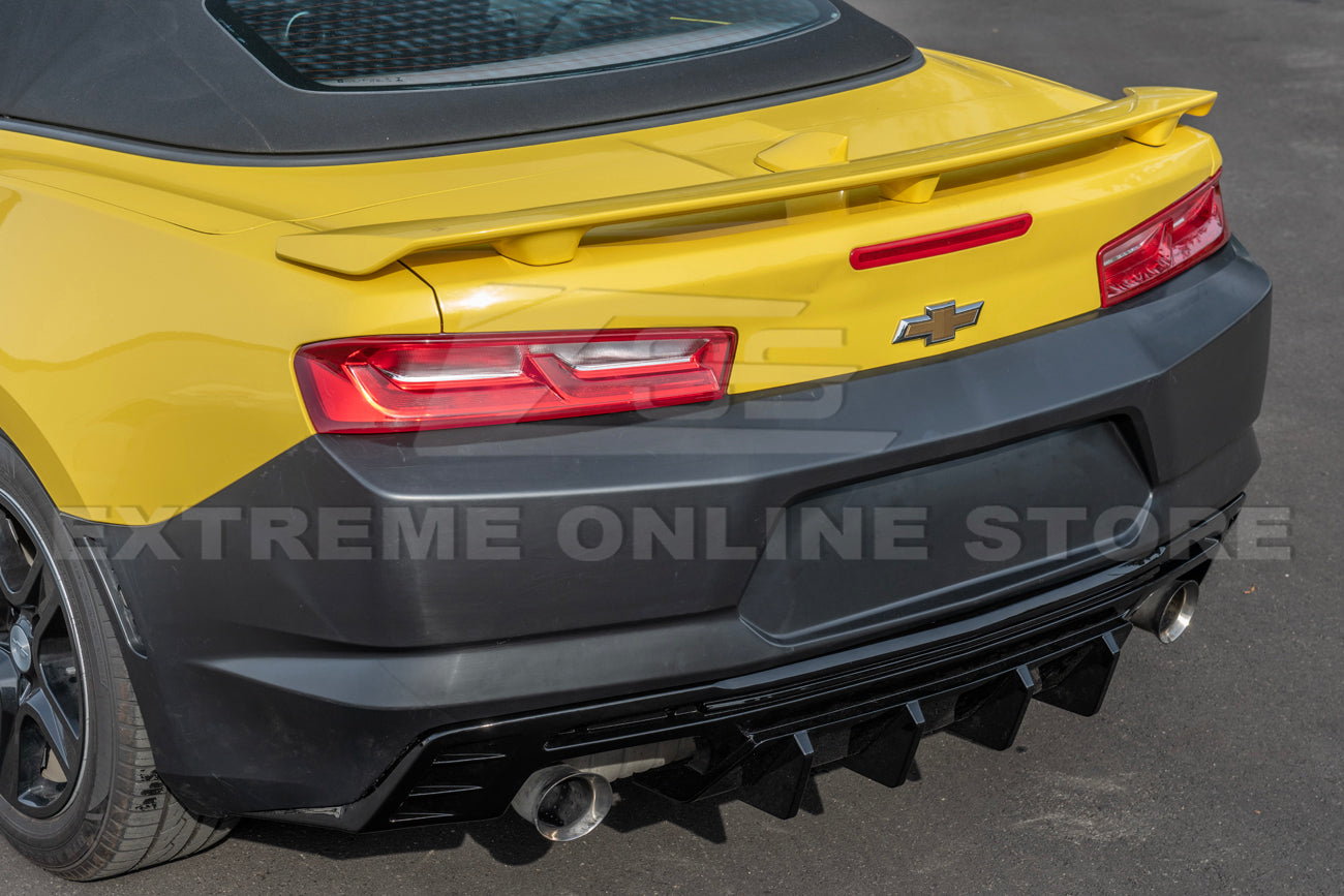 2016-18 Camaro ZL1 Package Rear Bumper Cover & Diffuser With Quad Exhaust Outlet