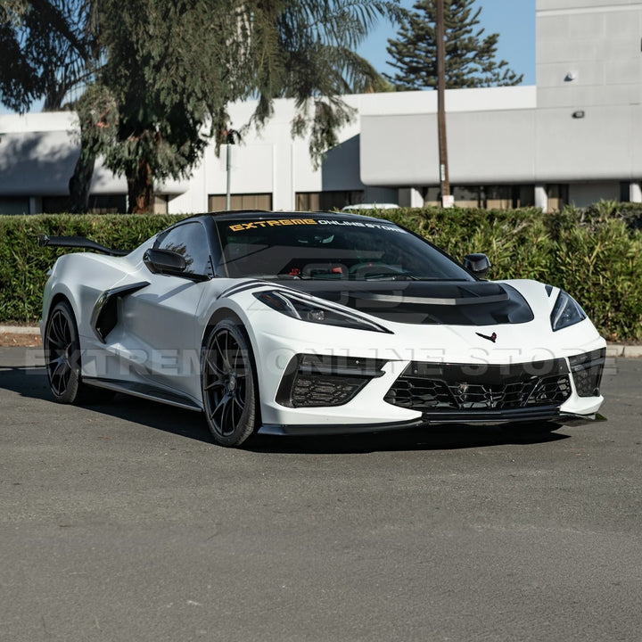 Corvette C8 Stingray DRY CARBON FIBER Front Splitter [Z06 / Z07 Conversion Package]