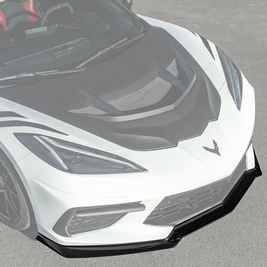Corvette C8 Stingray DRY CARBON FIBER Front Splitter [Z06 / Z07 Conversion Package]