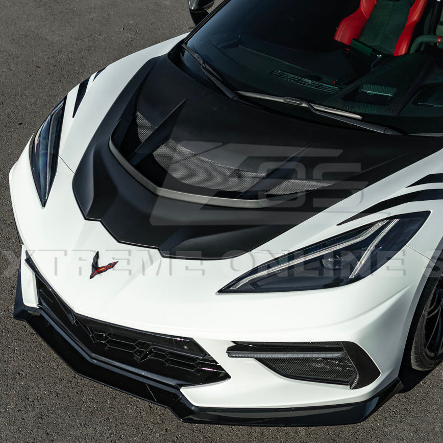 Corvette C8 Stingray DRY CARBON FIBER Front Splitter [Z06 / Z07 Conversion Package]