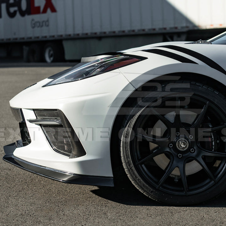 Corvette C8 Stingray DRY CARBON FIBER Front Splitter [Z06 / Z07 Conversion Package]