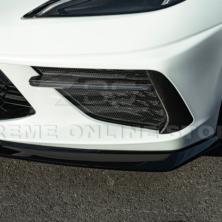 Corvette C8 Stingray DRY CARBON FIBER Front Splitter [Z06 / Z07 Conversion Package]