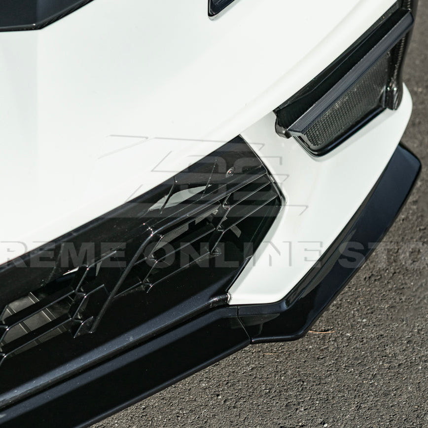Corvette C8 Stingray DRY CARBON FIBER Front Splitter [Z06 / Z07 Conversion Package]