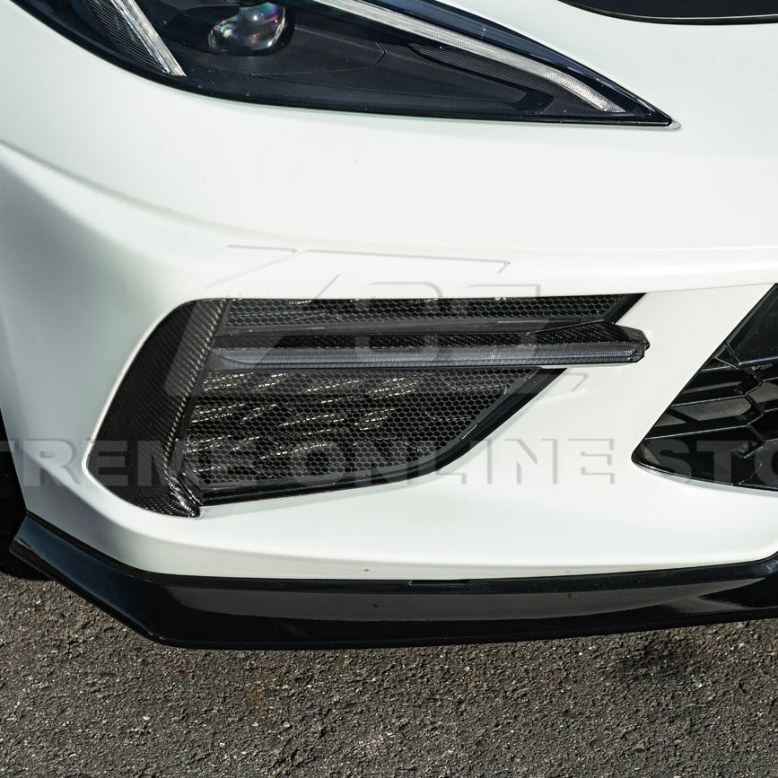 Corvette C8 Stingray DRY CARBON FIBER Front Splitter [Z06 / Z07 Conversion Package]