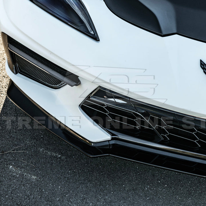 Corvette C8 Stingray DRY CARBON FIBER Front Splitter [Z06 / Z07 Conversion Package]