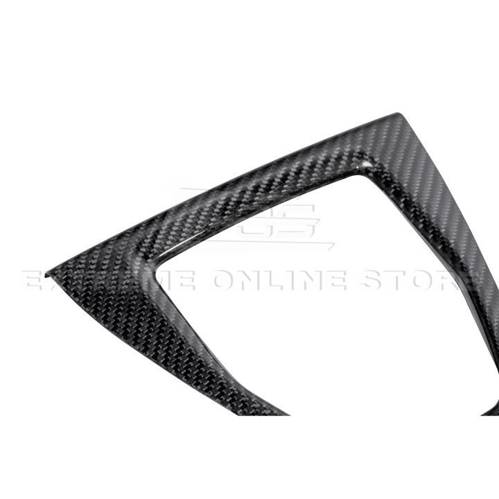 2024-Up Mustang DRY CARBON FIBER Gear Shift Panel Cover