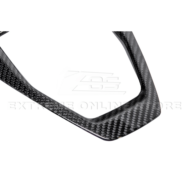 2024-Up Mustang DRY CARBON FIBER Gear Shift Panel Cover