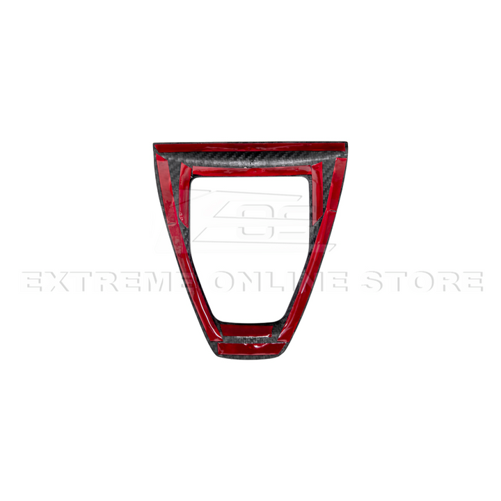 2024-Up Mustang DRY CARBON FIBER Gear Shift Panel Cover