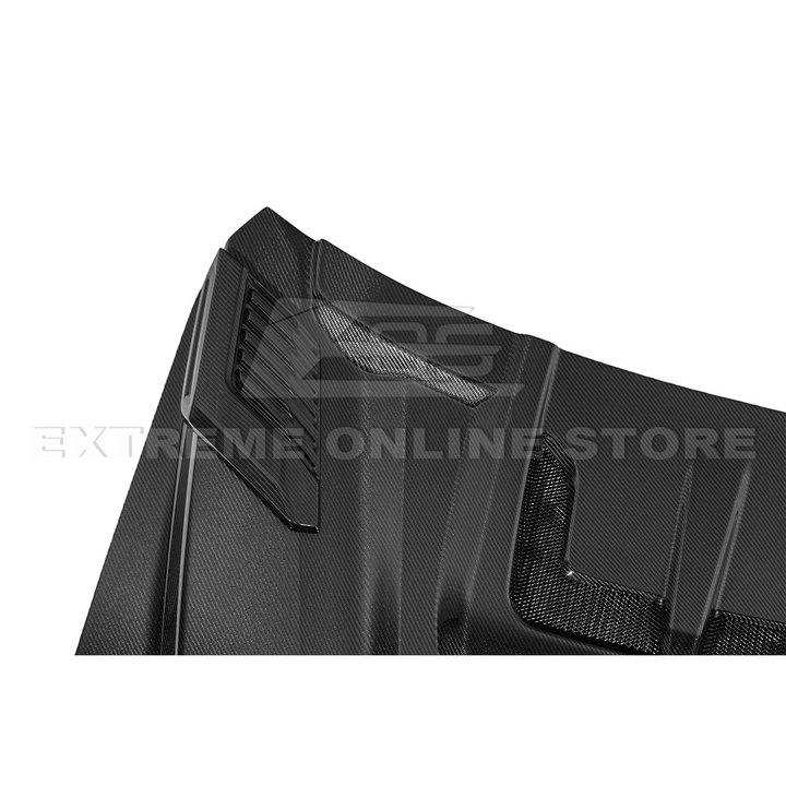2022-Up Toyota Tundra | EOS CARBON FIBER Front Vented Hood Cover w/ Side Vent