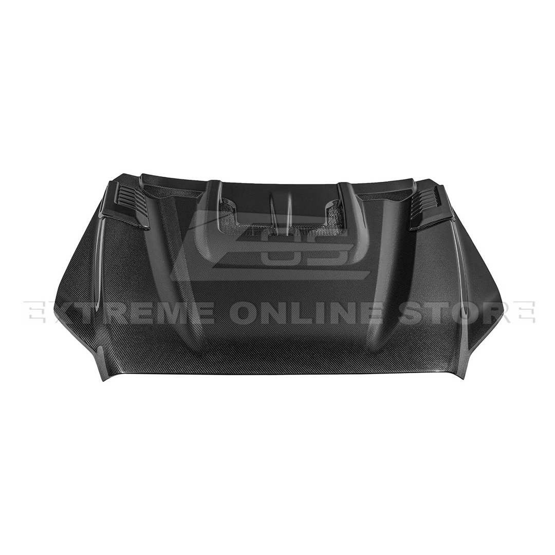 2022-Up Toyota Tundra | EOS CARBON FIBER Front Vented Hood Cover w/ Side Vent
