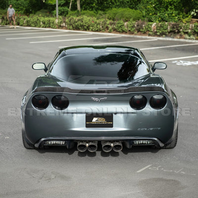 2005-13 Corvette C6 Z06 ZR1 Extended CARBON FIBER Rear Splash Guard Mud Flaps