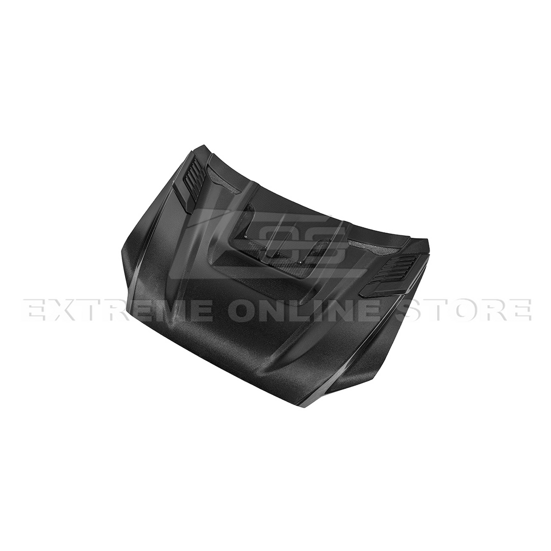 2022-Up Toyota Tundra | EOS CARBON FIBER Front Vented Hood Cover w/ Side Vent
